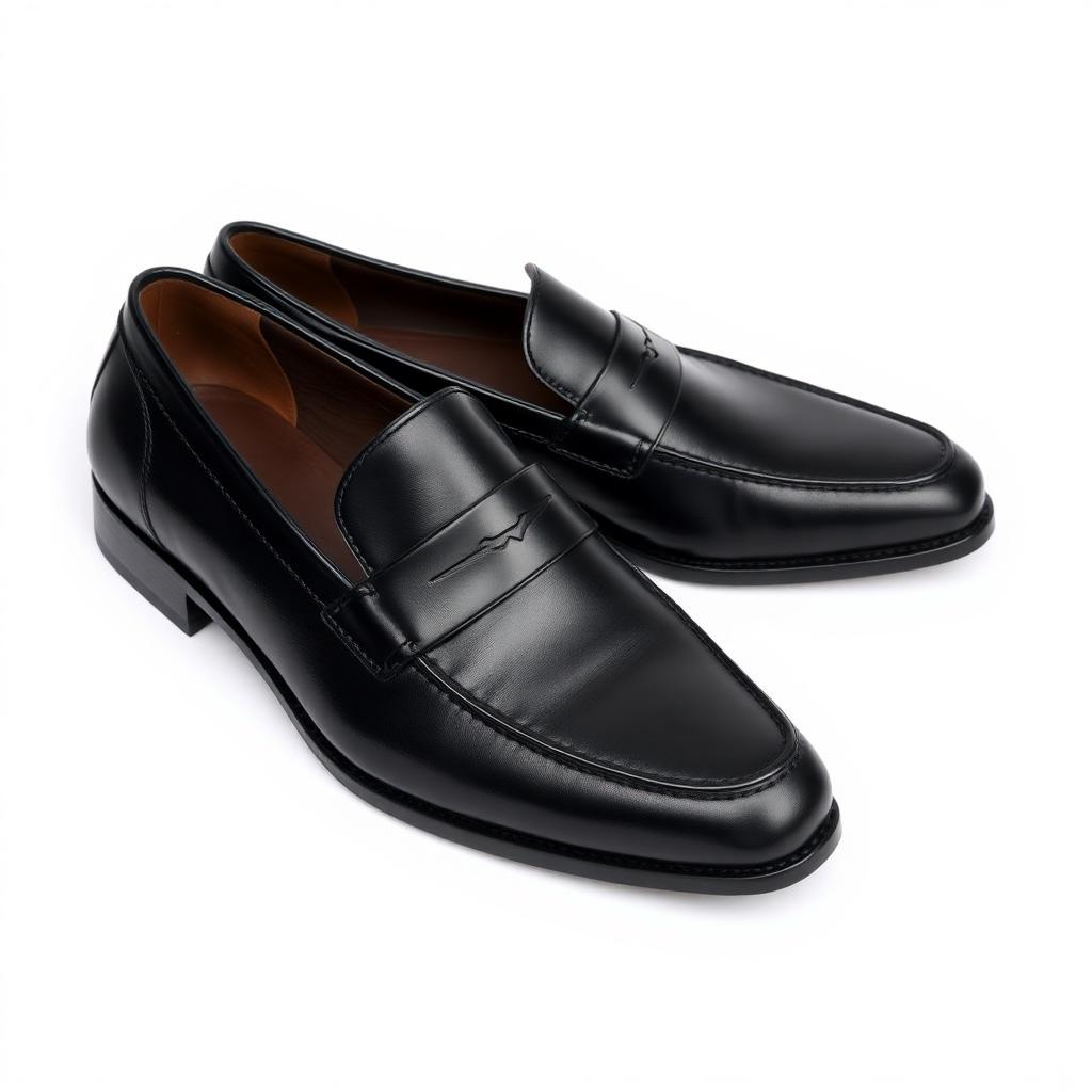 Mocassim Masculino Preto Couro