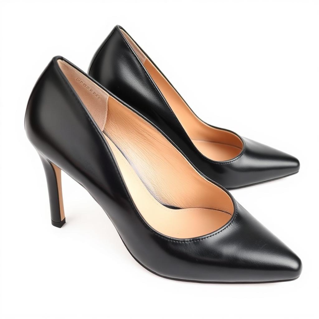 Scarpin Preto Bico Fino Clássico
