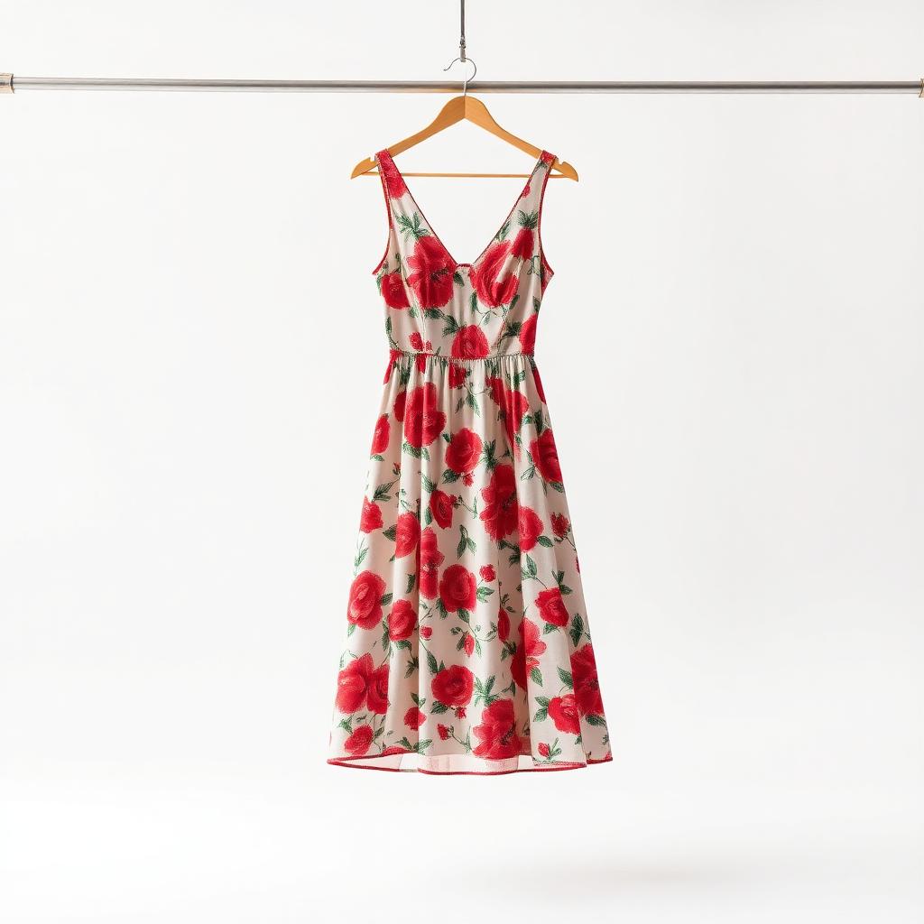 Vestido Midi Floral Verão